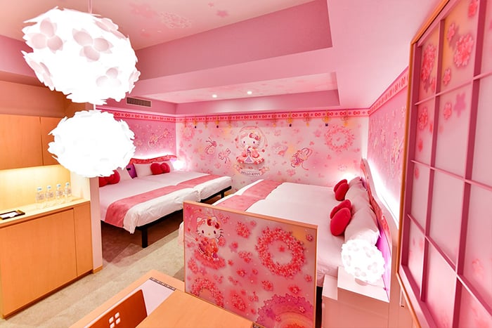 Hello Kitty Room at Asakusa Tobu Hotel